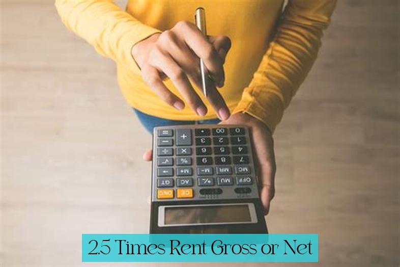 2.5 Times Rent: Gross or Net?