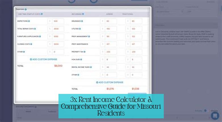 3x Rent Income Calculator: A Comprehensive Guide for Missouri Residents