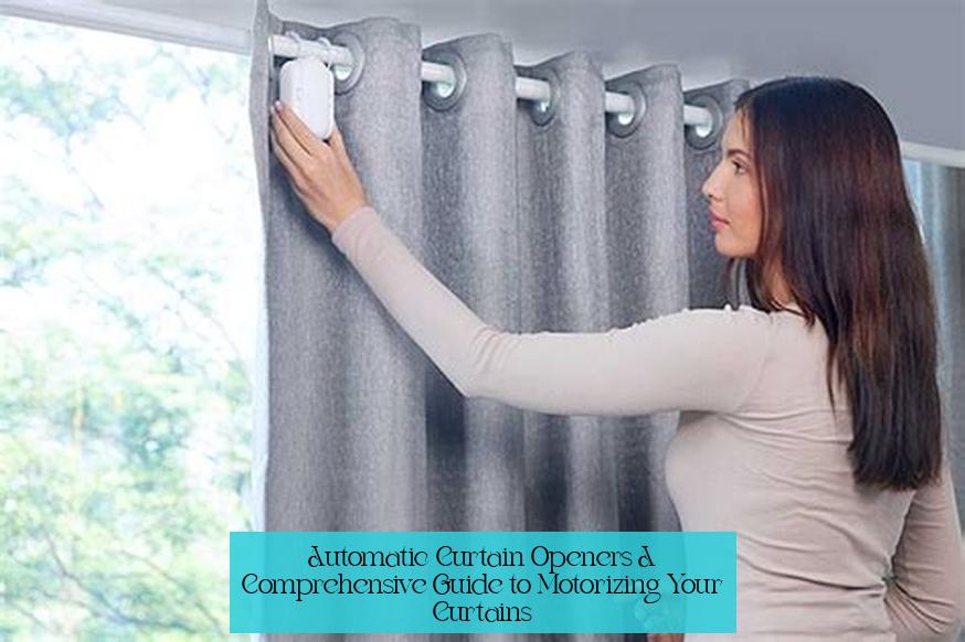 Automatic Curtain Openers: A Comprehensive Guide to Motorizing Your Curtains