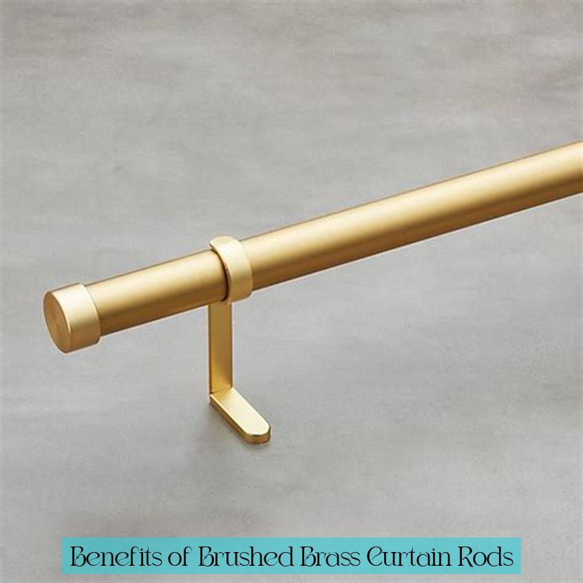 Benefits of Brushed Brass Curtain Rods
