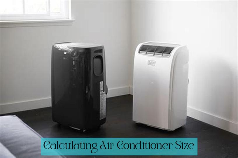 Calculating Air Conditioner Size