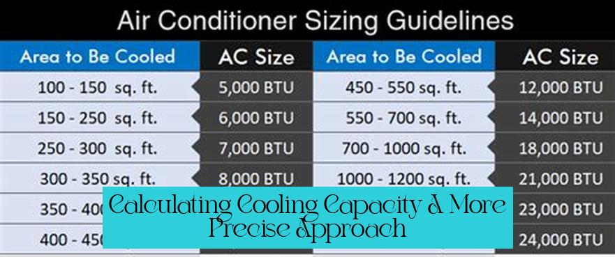 Calculating Cooling Capacity: A More Precise Approach