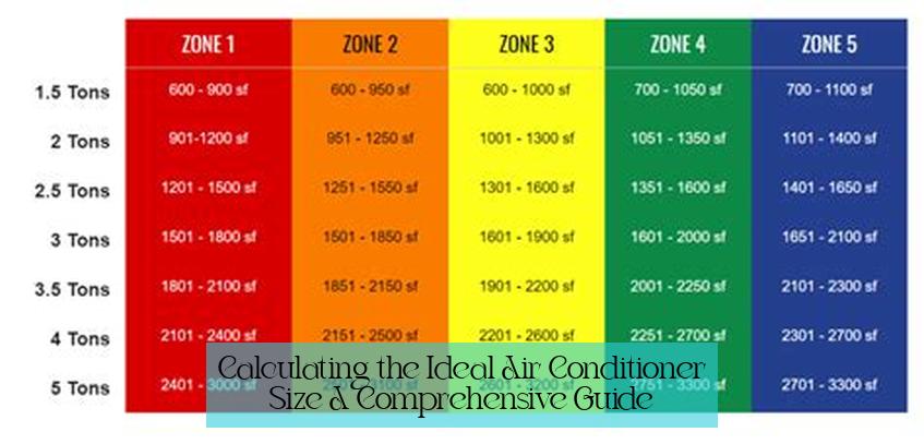 Calculating the Ideal Air Conditioner Size: A Comprehensive Guide