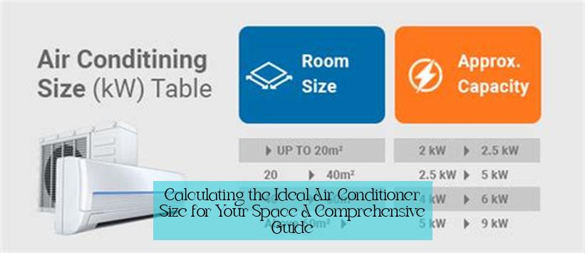 Calculating the Ideal Air Conditioner Size for Your Space: A Comprehensive Guide