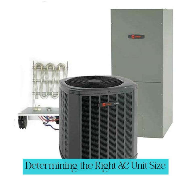 Determining the Right AC Unit Size