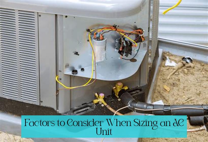 Factors to Consider When Sizing an AC Unit