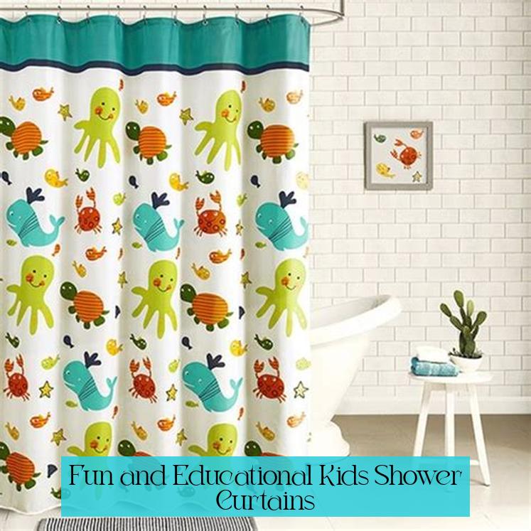 Fun and Educational Kids' Shower Curtains