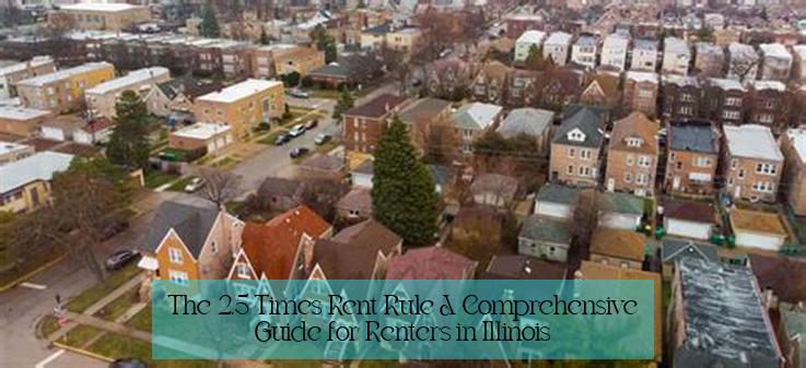 The 2.5 Times Rent Rule: A Comprehensive Guide for Renters in Illinois