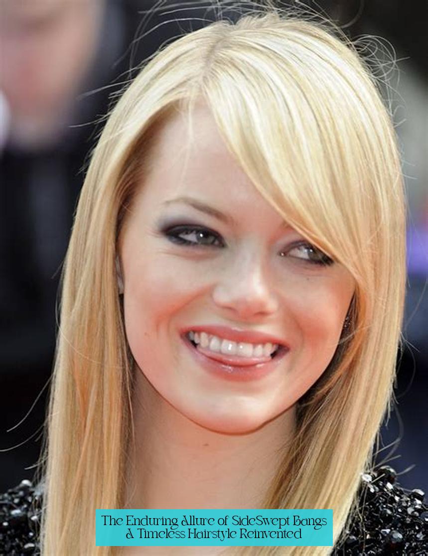 The Enduring Allure of Side-Swept Bangs: A Timeless Hairstyle Reinvented