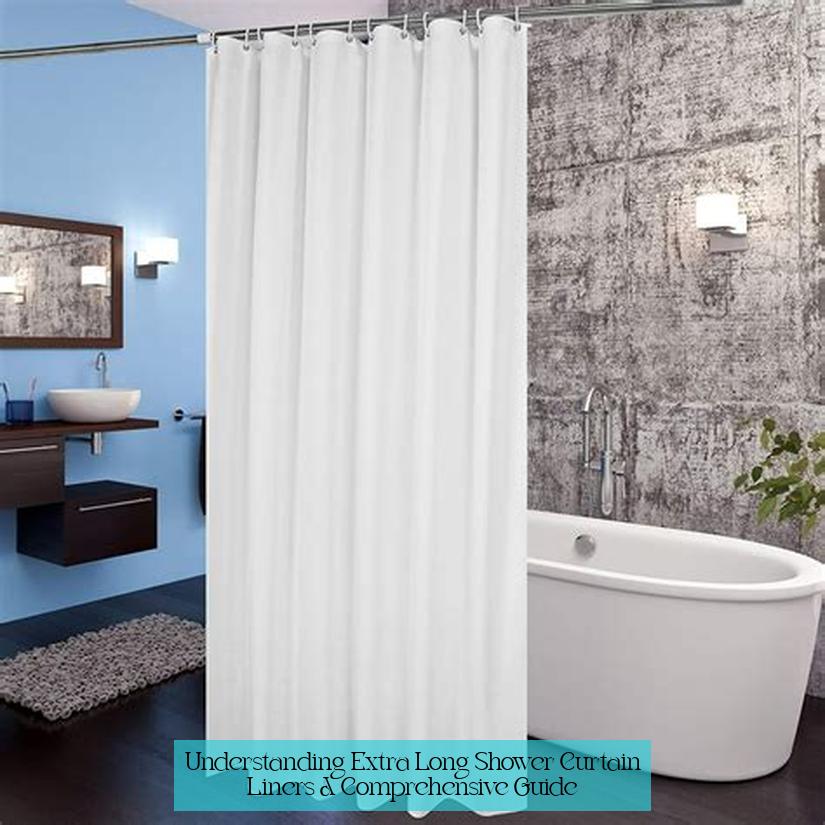 Understanding Extra Long Shower Curtain Liners: A Comprehensive Guide