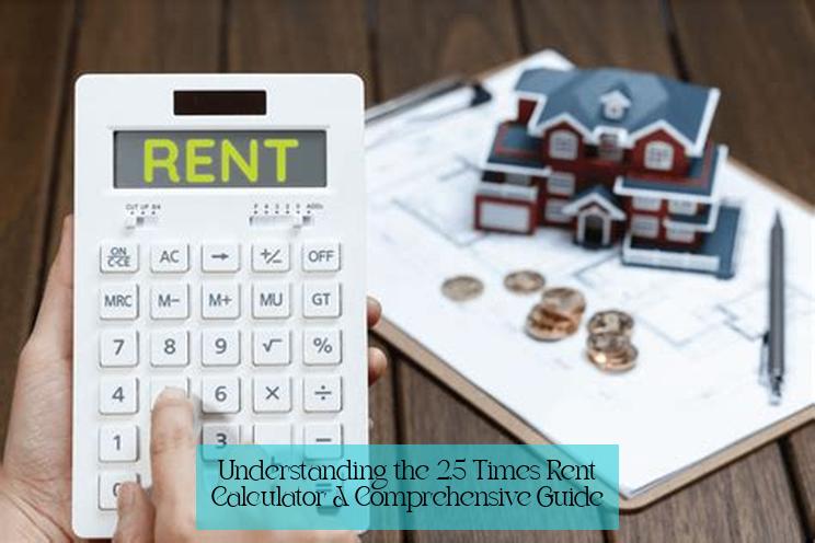 Understanding the 2.5 Times Rent Calculator: A Comprehensive Guide