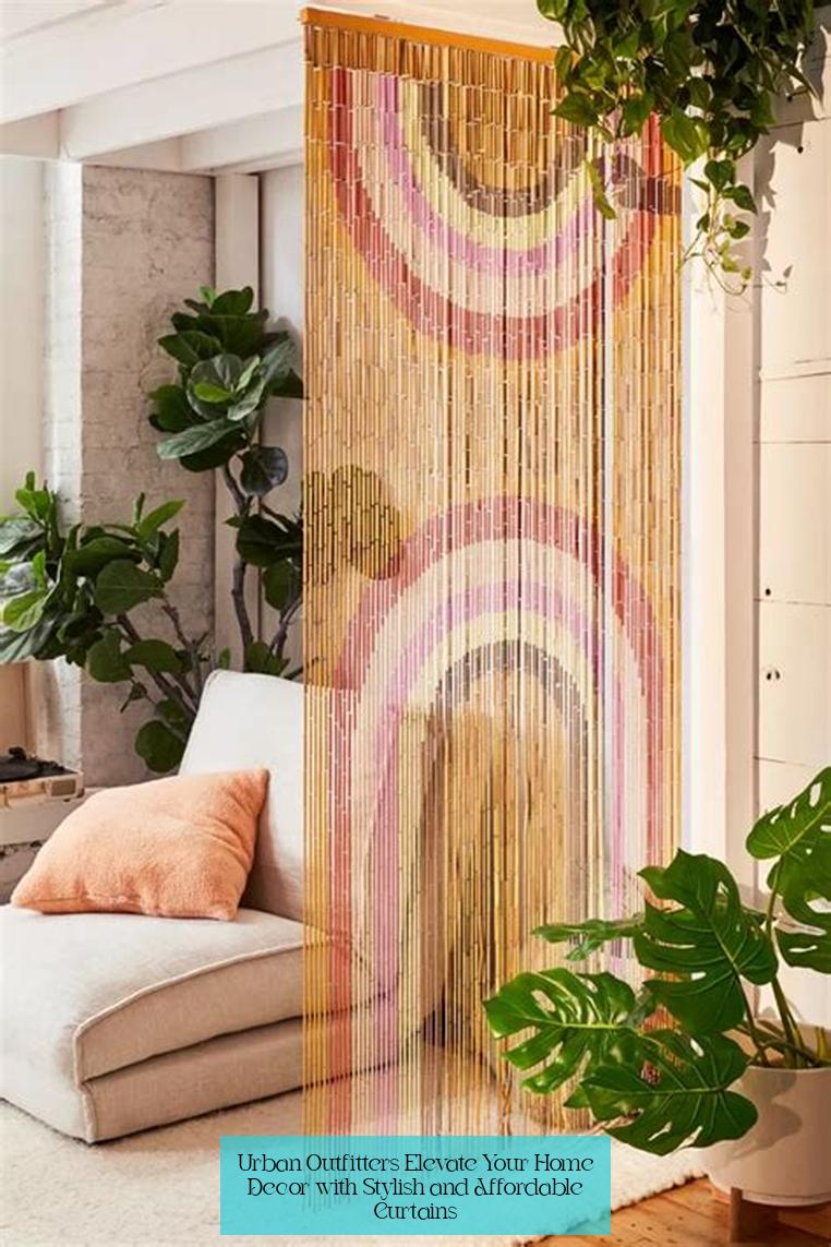 Urban Outfitters: Elevate Your Home Decor with Stylish and Affordable Curtains