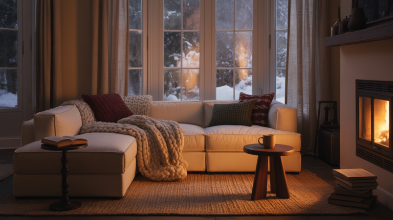 Cozy Winter Living Room Makeover Ideas