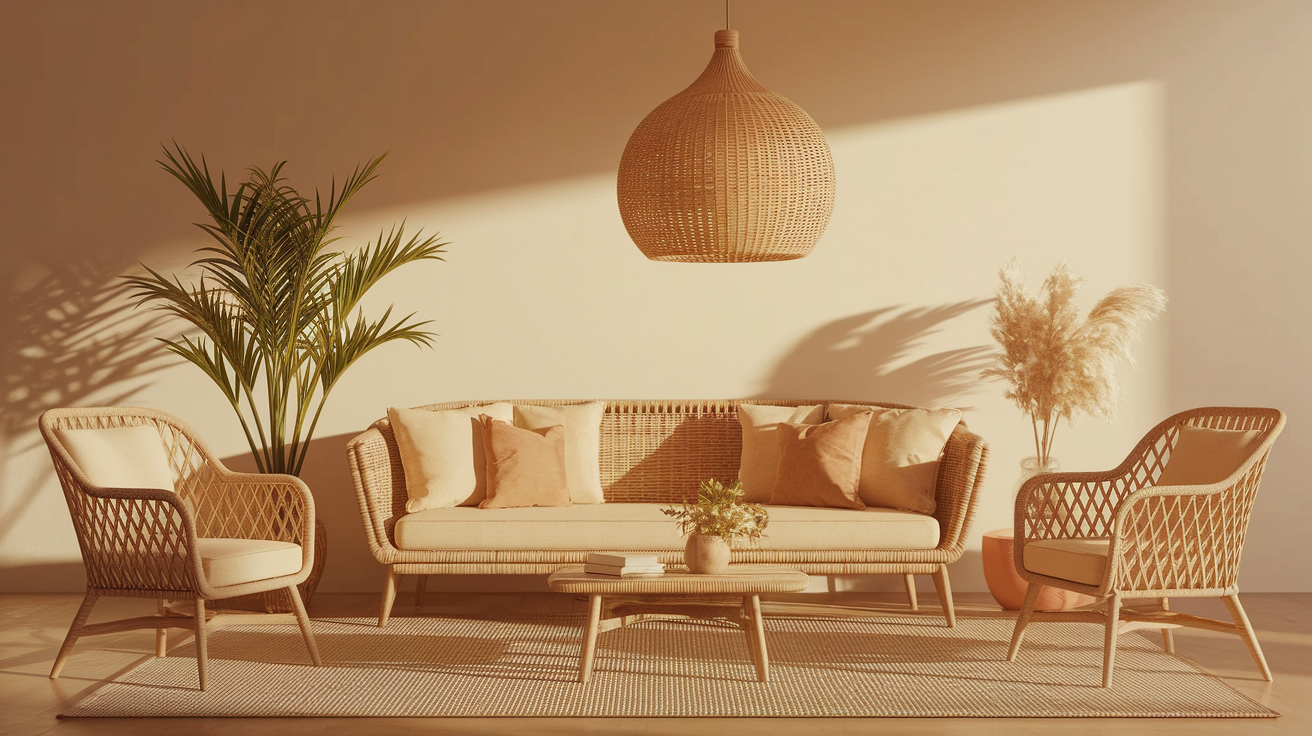 Japandi Rattan style deco