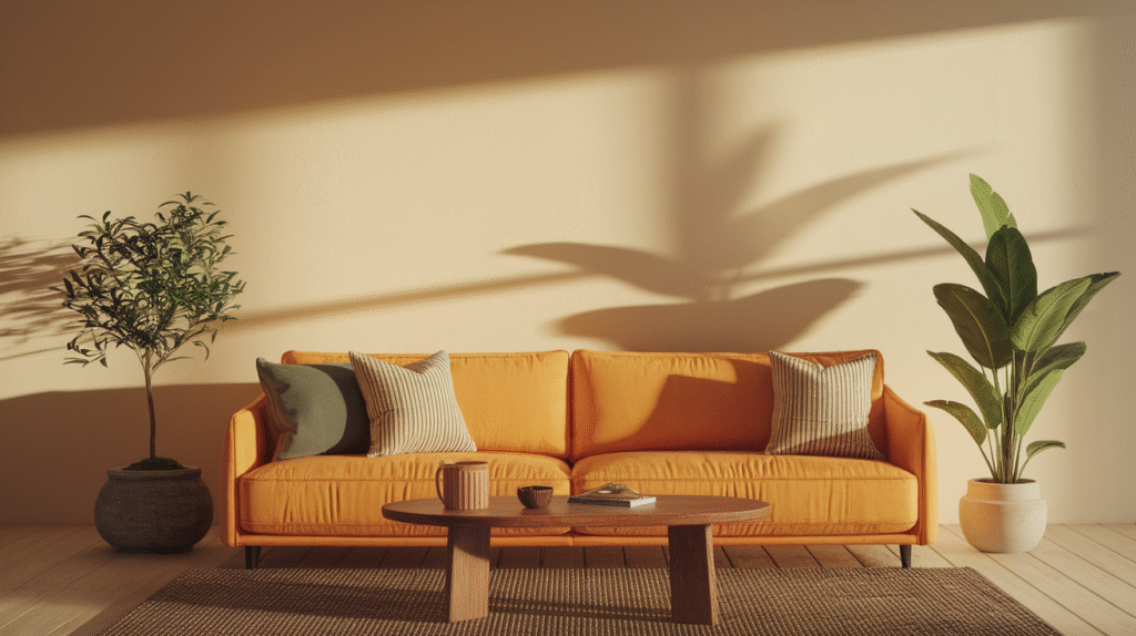 a Japandi Zen Design living room